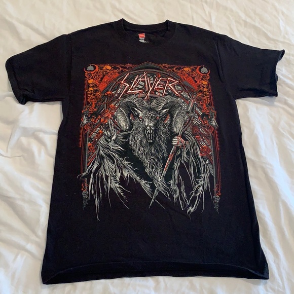 Slayer Other - NWOT Men’s Slayer Final World Tour Rock Tshirt S